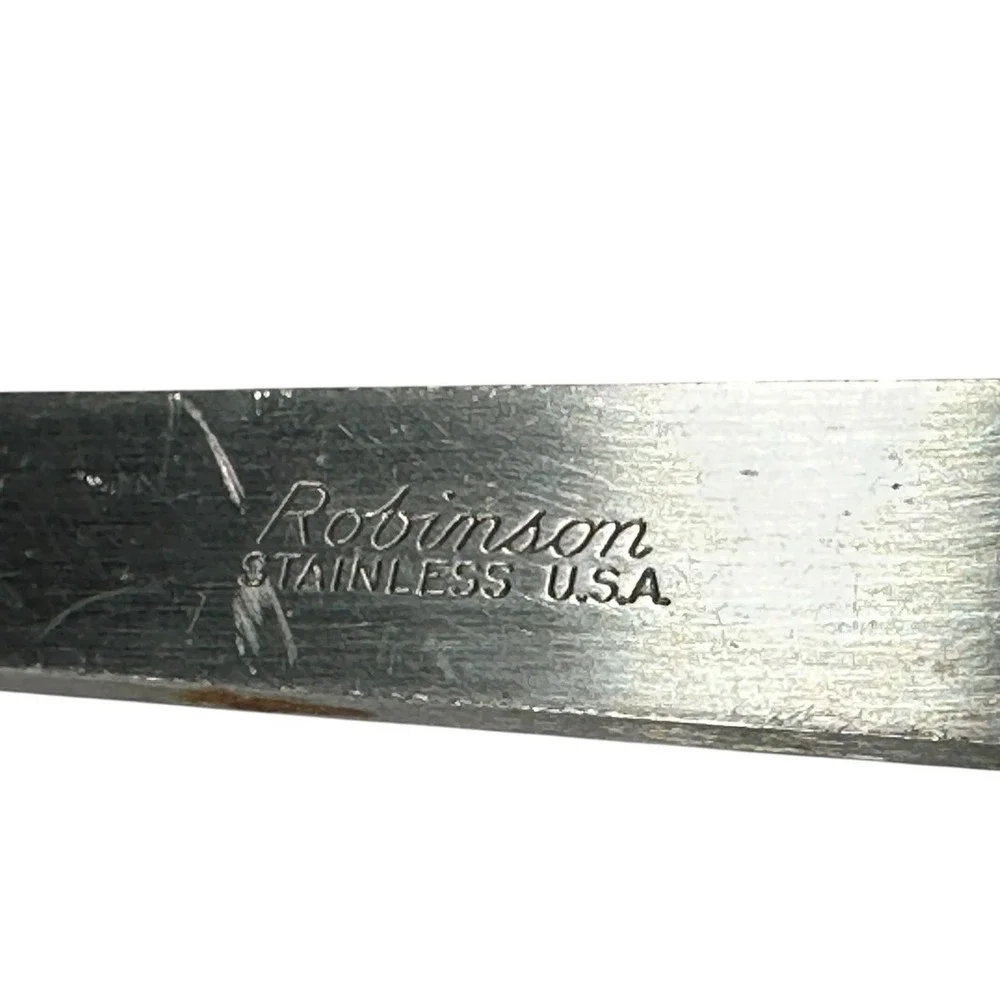 Vintage Robinson Knife Co USA Stainless‎ SPOON, 12